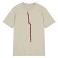 Chicago Red Line garment-dyed T-shirt in Stone, primary view