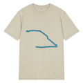 Chicago Blue Line garment-dyed T-shirt in Stone, primary view