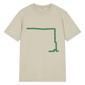 Chicago Green Line garment-dyed T-shirt in Stone, primary view