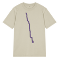 Chicago Purple Line garment-dyed T-shirt in Stone, primary view