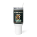 Ravenswood 40 oz travel mug in White, product view - Chicago Neighborhood Series