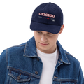 Chicago Collegiate corduroy cap in Oxford Navy, primary view